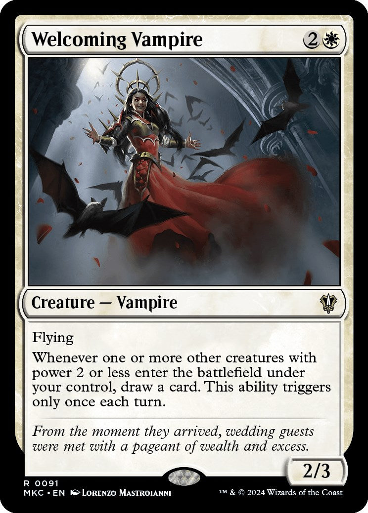 Welcoming Vampire [Murders at Karlov Manor Commander] | Card Citadel