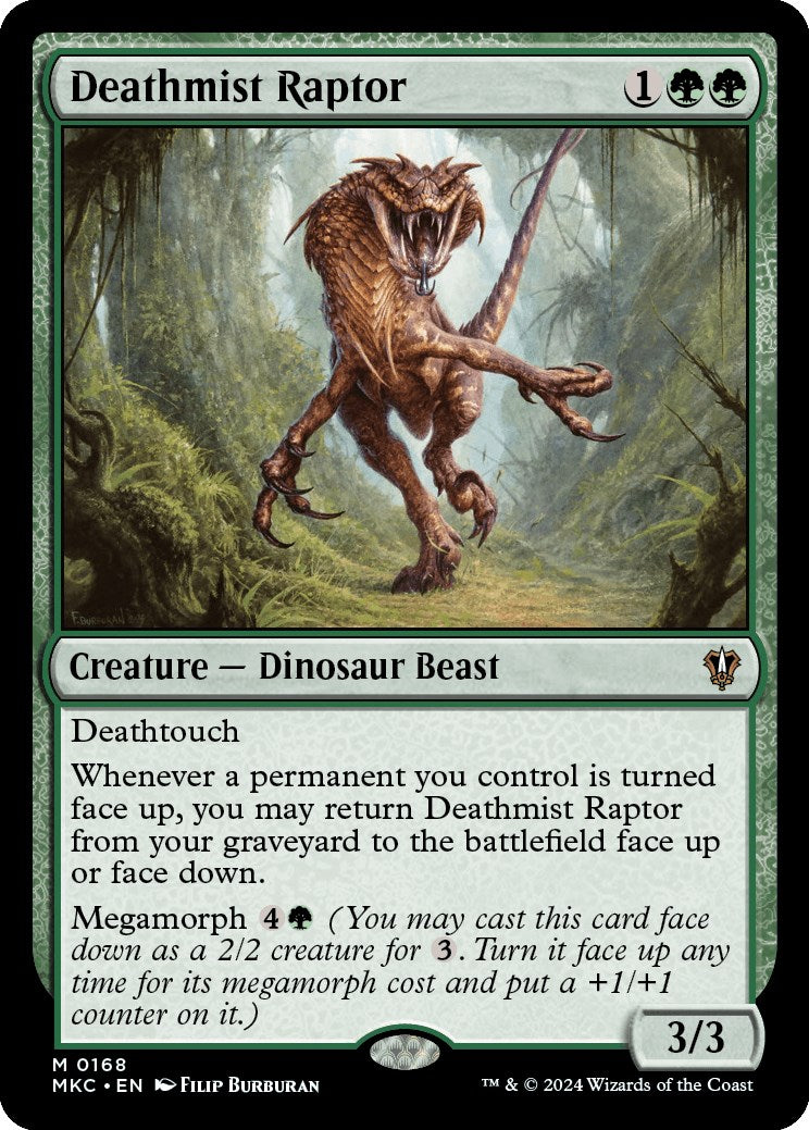 Deathmist Raptor [Murders at Karlov Manor Commander] | Card Citadel