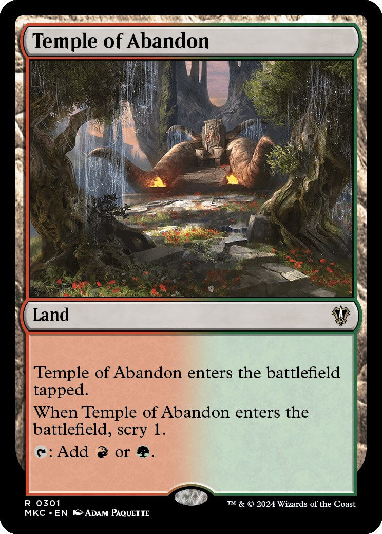 Temple of Abandon [Murders at Karlov Manor Commander] | Card Citadel