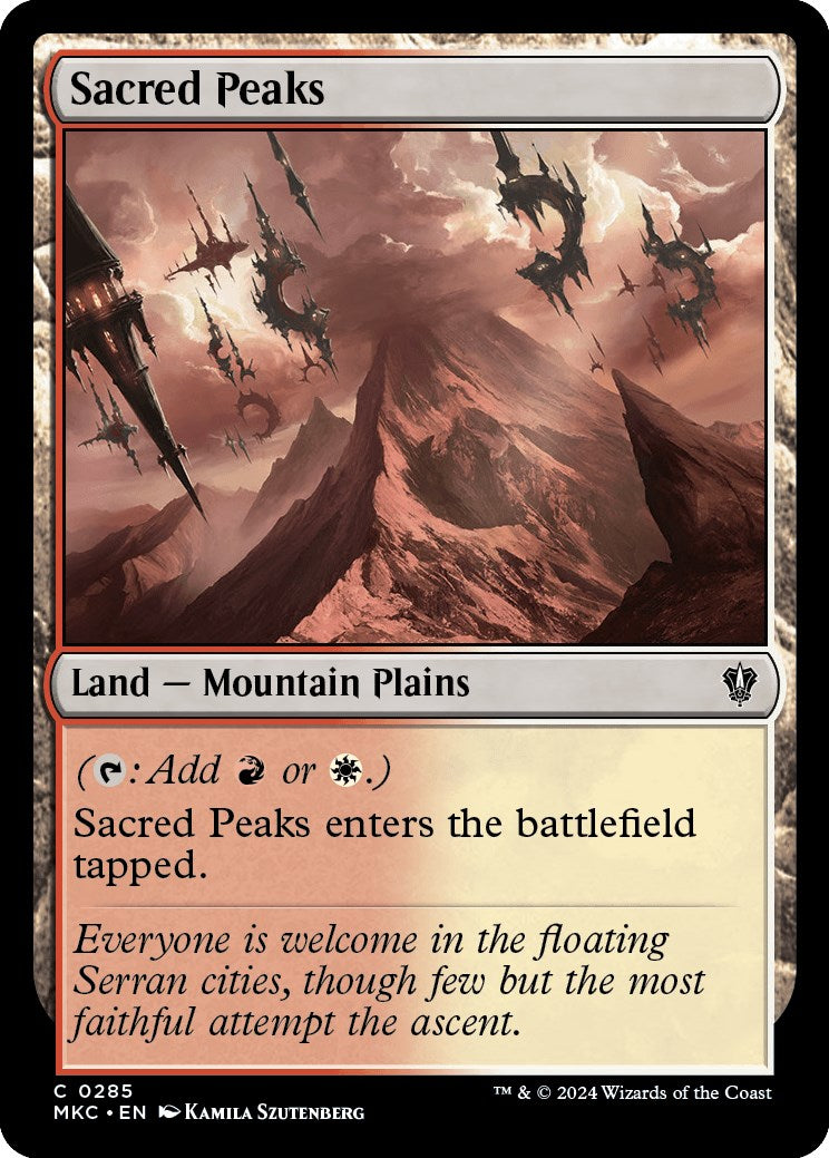 Sacred Peaks [Murders at Karlov Manor Commander] | Card Citadel