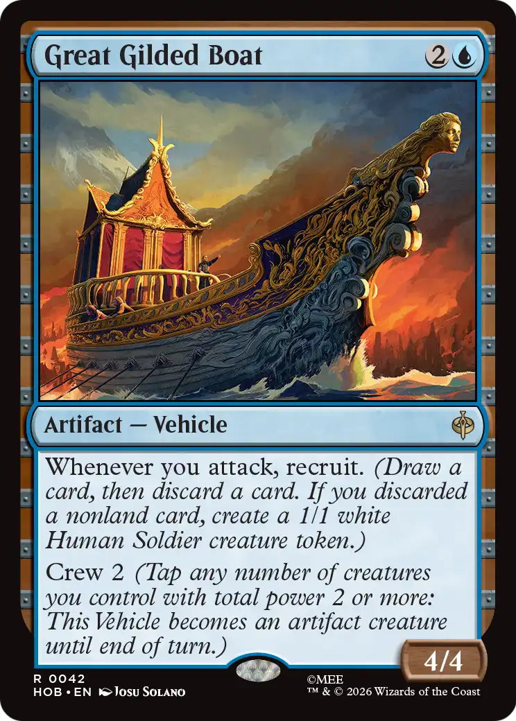 Great Gilded Boat [The Hobbit] | Card Citadel