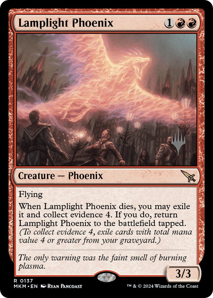 Lamplight Phoenix (Promo Pack) [Murders at Karlov Manor Promos] | Card Citadel