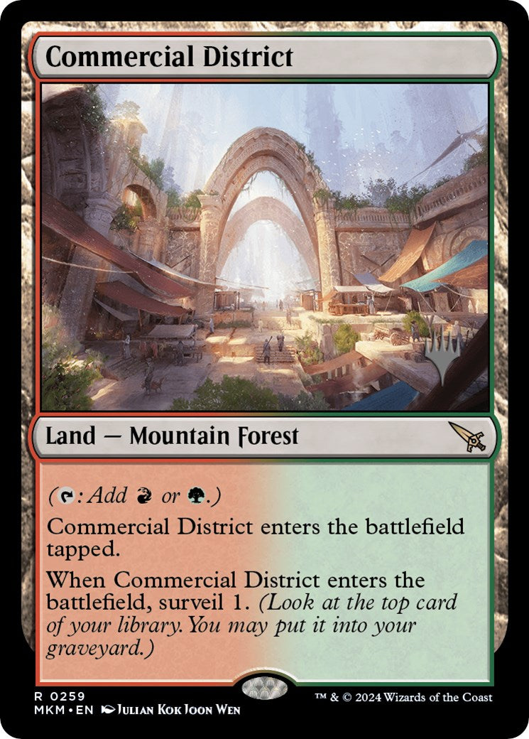 Commercial District (Promo Pack) [Murders at Karlov Manor Promos] | Card Citadel