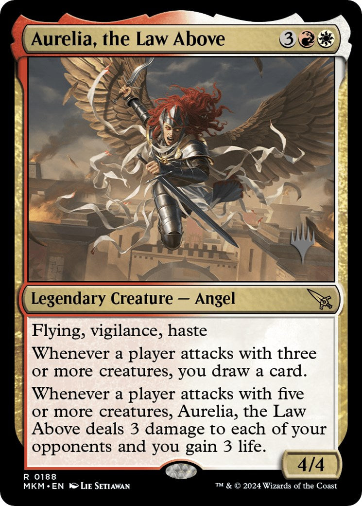 Aurelia, the Law Above (Promo Pack) [Murders at Karlov Manor Promos] | Card Citadel