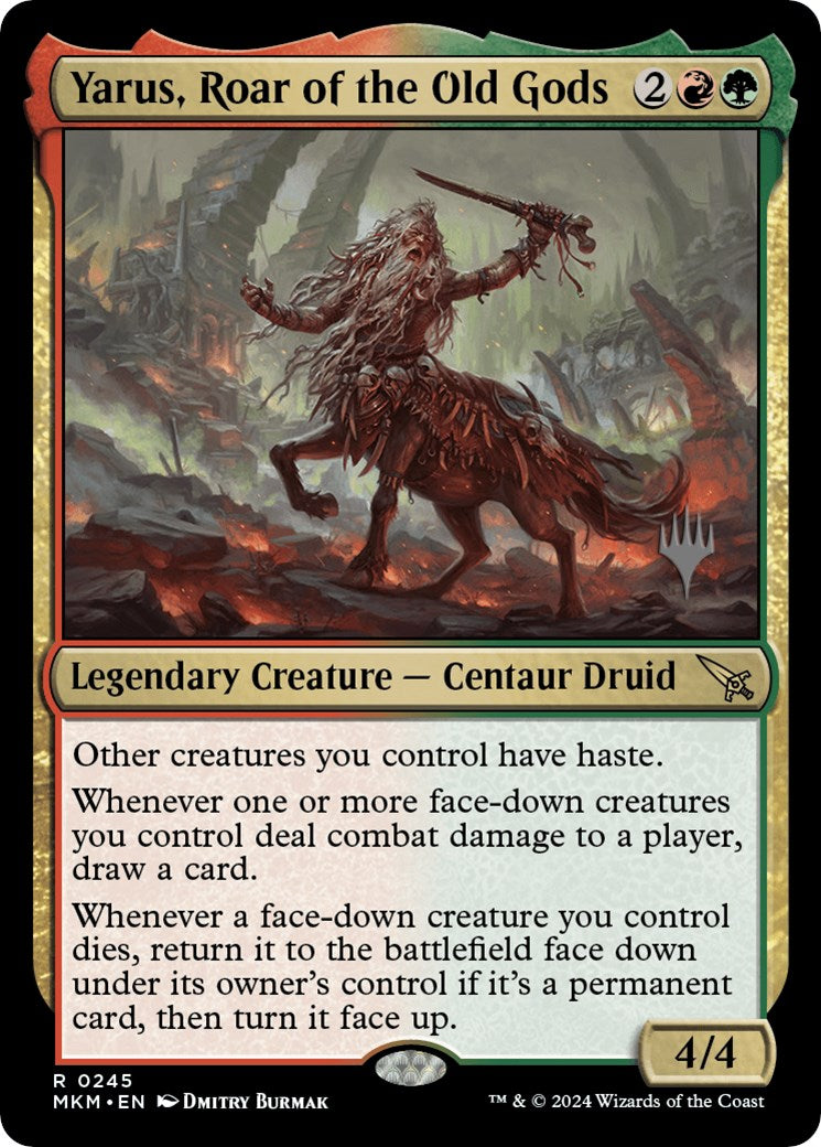 Yarus, Roar of the Old Gods (Promo Pack) [Murders at Karlov Manor Promos] | Card Citadel