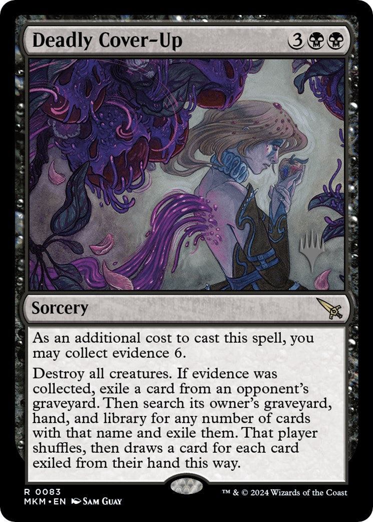 Deadly Cover-Up (Promo Pack) [Murders at Karlov Manor Promos] | Card Citadel