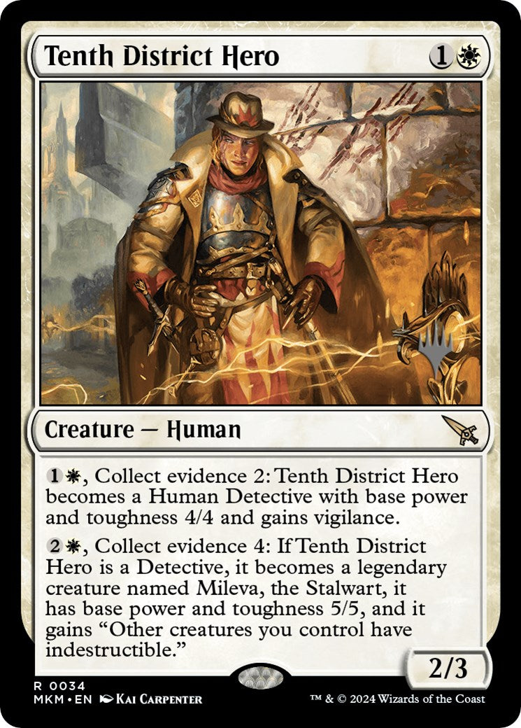 Tenth District Hero (Promo Pack) [Murders at Karlov Manor Promos] | Card Citadel