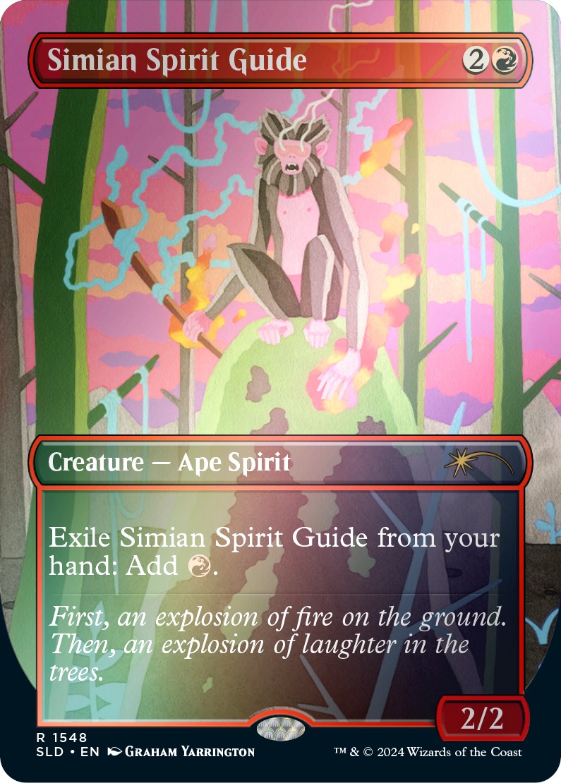 Simian Spirit Guide (Rainbow Foil) [Secret Lair Drop Series] | Card Citadel