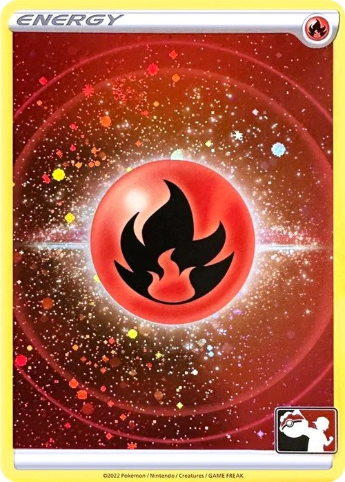 Fire Energy (Cosmos Holo) [Prize Pack Series Three] | Card Citadel