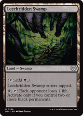 Leechridden Swamp [Duskmourn: House of Horror Commander] | Card Citadel