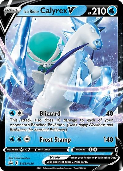 Ice Rider Calyrex V (SWSH130) [Sword & Shield: Black Star Promos] | Card Citadel