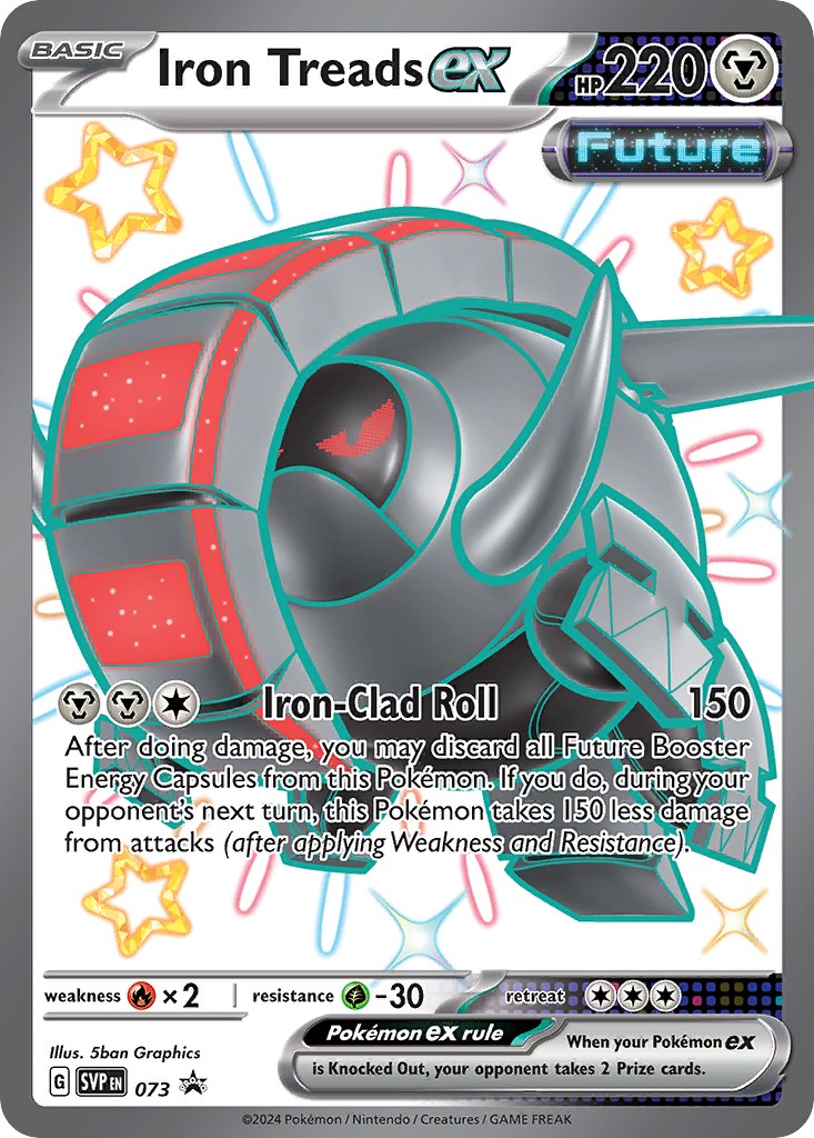 Iron Treads ex (073) [Scarlet & Violet: Black Star Promos] | Card Citadel