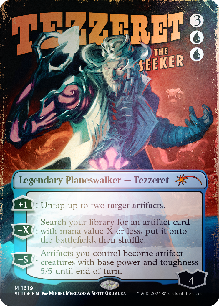Tezzeret the Seeker (1619) (Rainbow Foil) [Secret Lair Drop Series] | Card Citadel