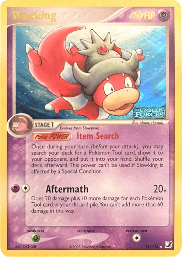 Slowking (14/115) (Stamped) [EX: Unseen Forces] | Card Citadel