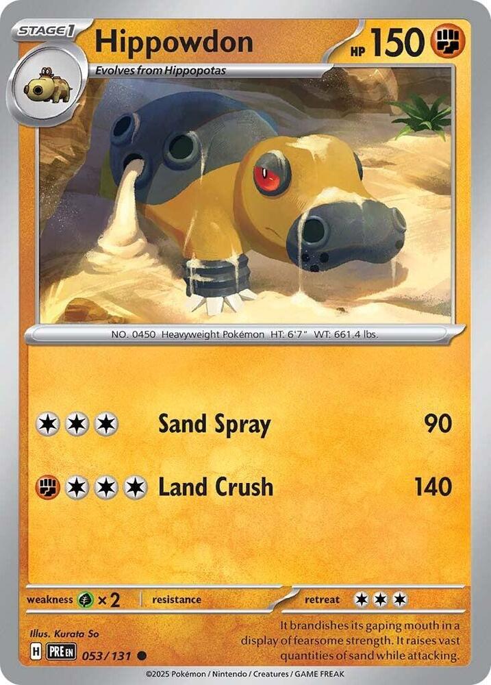 Hippowdon (053/131) [Scarlet & Violet: Prismatic Evolutions] | Card Citadel