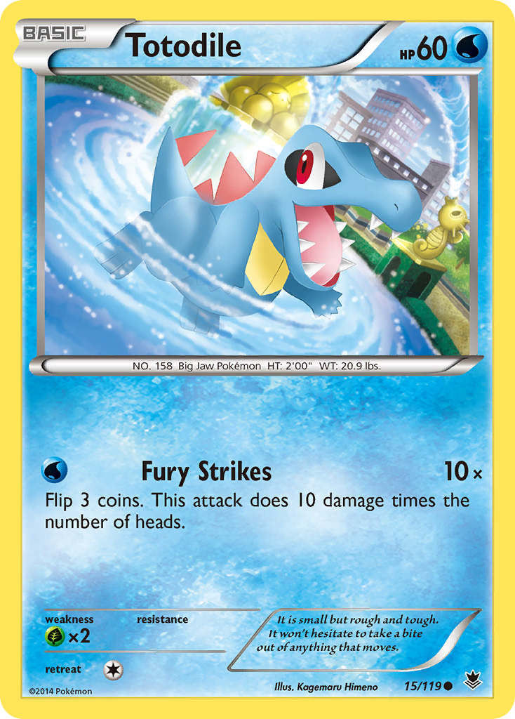 Totodile (15/119) [XY: Phantom Forces] | Card Citadel