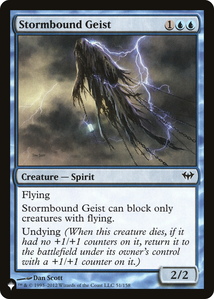 Stormbound Geist [The List Reprints] | Card Citadel