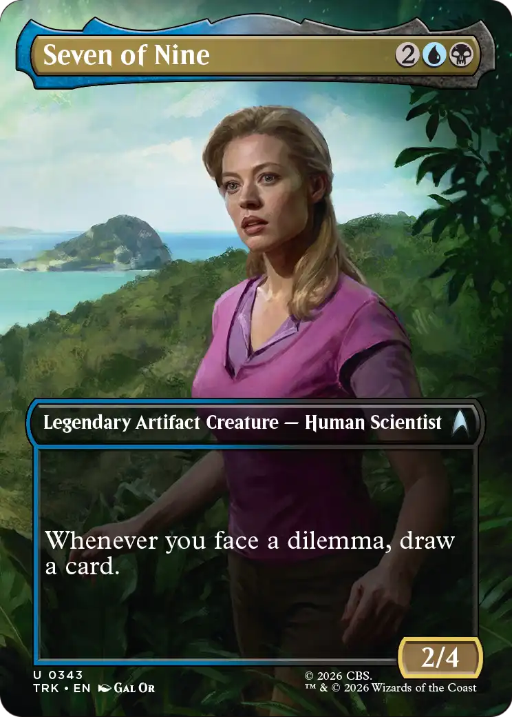 Seven of Nine (Borderless) [Star Trek] | Card Citadel