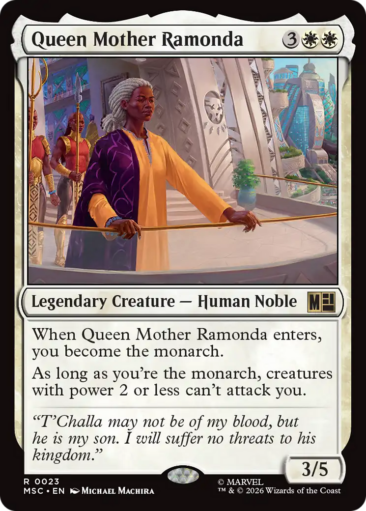 Queen Mother Ramonda (Surge Foil) [Marvel Super Heroes Commander] | Card Citadel