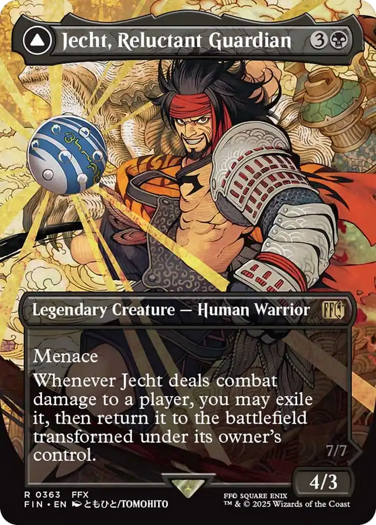 Jecht, Reluctant Guardian // Braska's Final Aeon (Borderless) [FINAL FANTASY] | Card Citadel