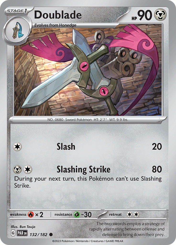 Doublade (132/182) [Scarlet & Violet: Paradox Rift] | Card Citadel