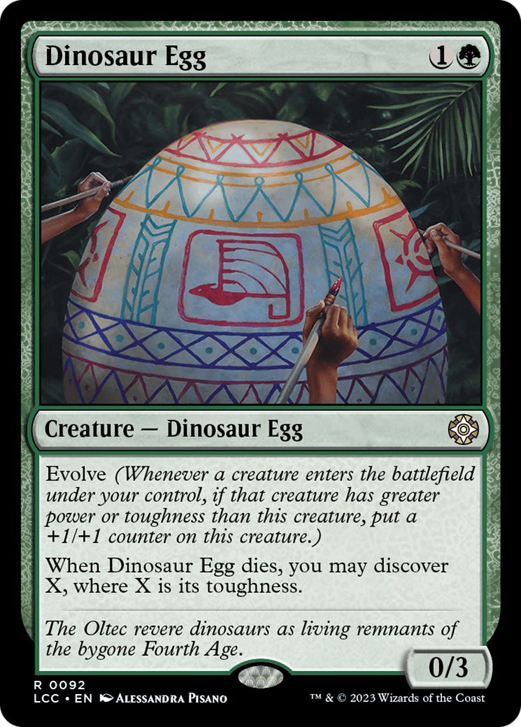 Dinosaur Egg [The Lost Caverns of Ixalan Commander] | Card Citadel