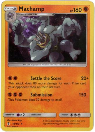 Machamp (65/145) (Cosmos Holo) [Sun & Moon: Guardians Rising] | Card Citadel