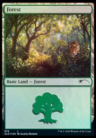 Forest (Cats) (576) [Secret Lair Drop Promos] | Card Citadel