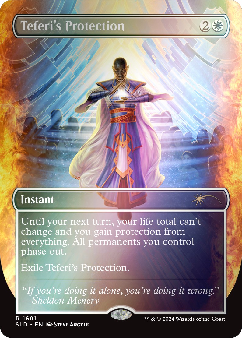 Teferi's Protection (1691) (Rainbow Foil) [Secret Lair Drop Series] | Card Citadel