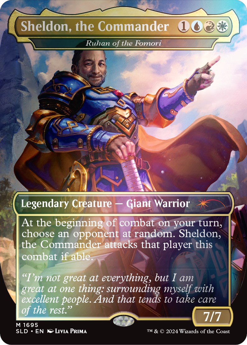 Sheldon, the Commander - Ruhan of the Fomori (Rainbow Foil) [Secret Lair Drop Series] | Card Citadel