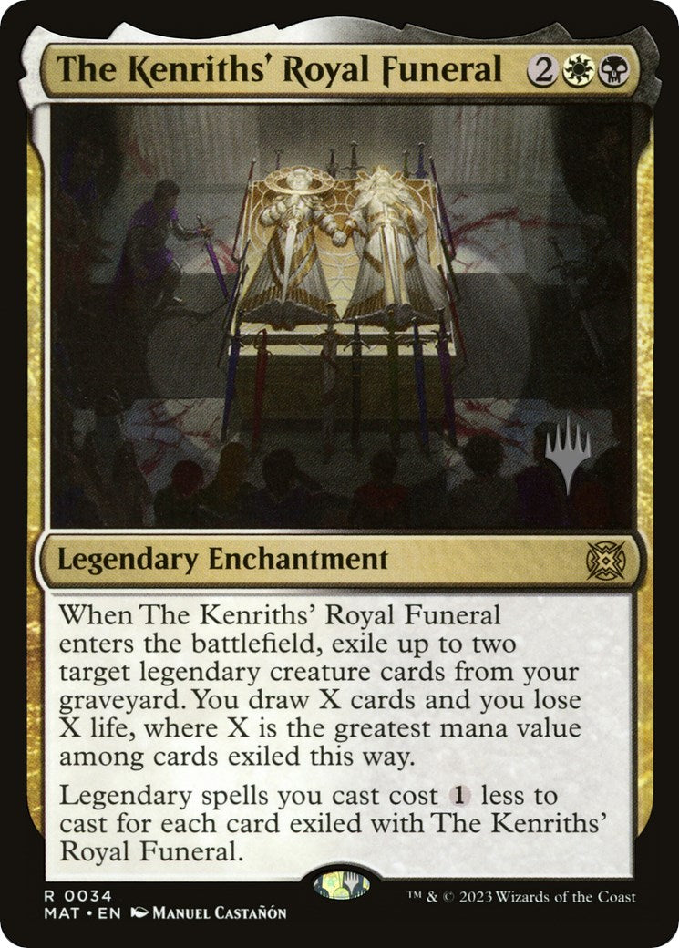 The Kenriths' Royal Funeral (Promo Pack) [Murders at Karlov Manor Promos] | Card Citadel