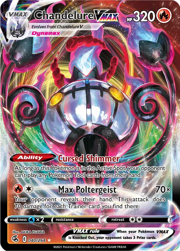 Chandelure VMAX (040/264) [Sword & Shield: Fusion Strike] | Card Citadel