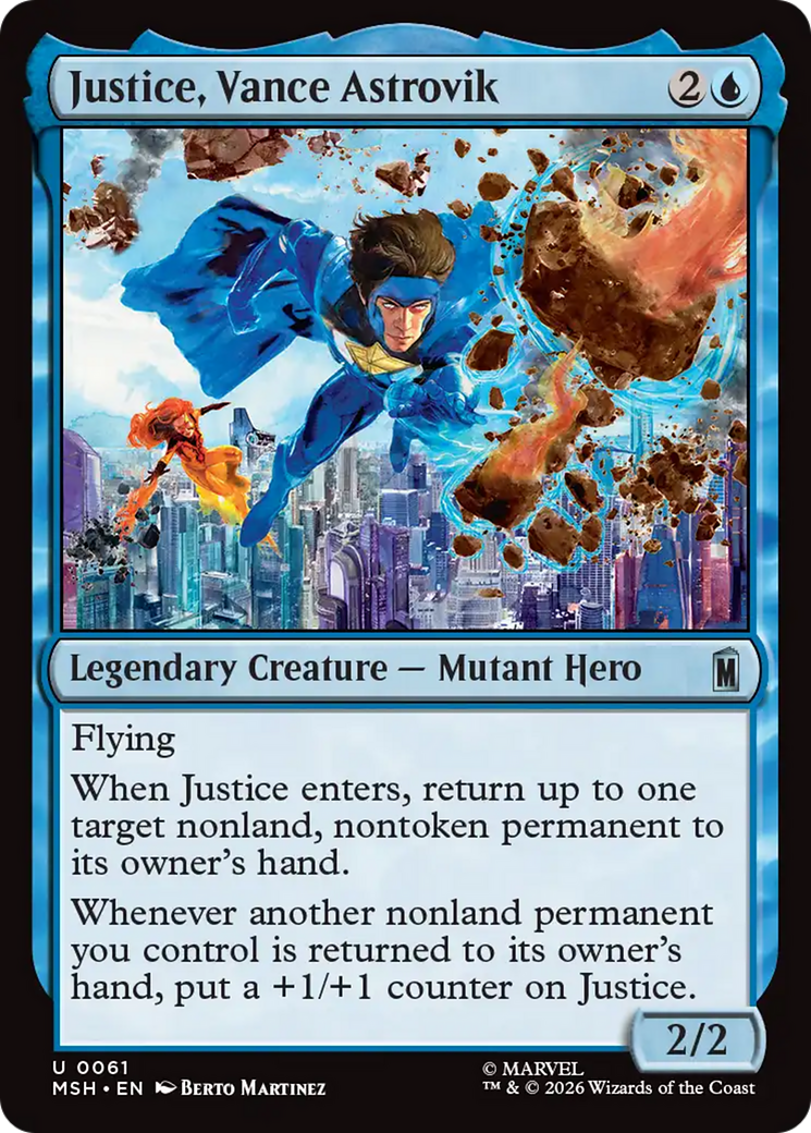 Justice, Vance Astrovik [Marvel Super Heroes] | Card Citadel