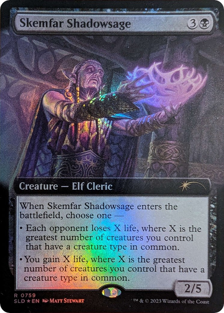 Skemfar Shadowsage (Extended Art) [Secret Lair Drop Series] | Card Citadel