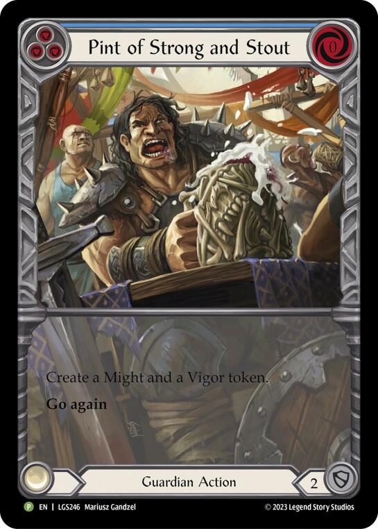 Pint of Strong and Stout [LGS246] (Promo)  Rainbow Foil | Card Citadel