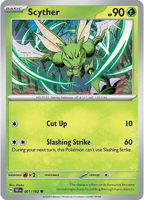 Scyther (001/162) [Scarlet & Violet: Temporal Forces] | Card Citadel