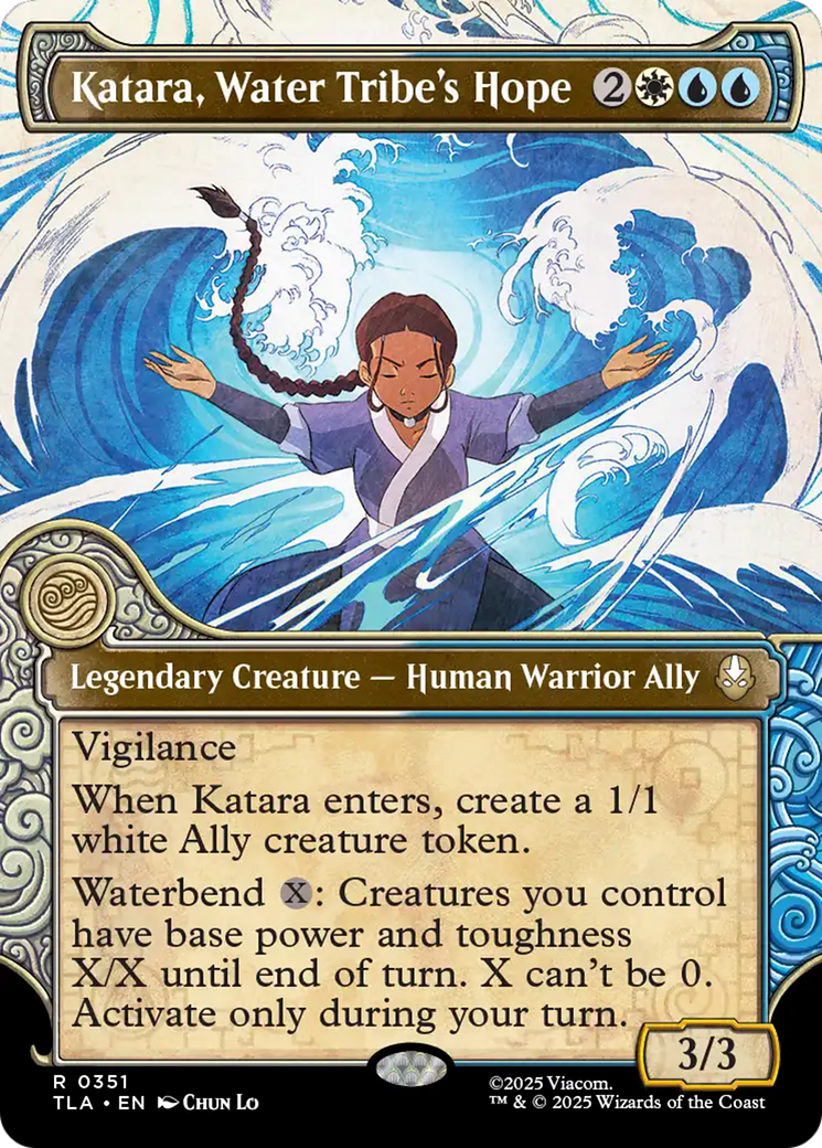 Katara, Water Tribe's Hope (Showcase) [Avatar: The Last Airbender] | Card Citadel