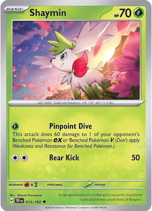 Shaymin (013/162) [Scarlet & Violet: Temporal Forces] | Card Citadel