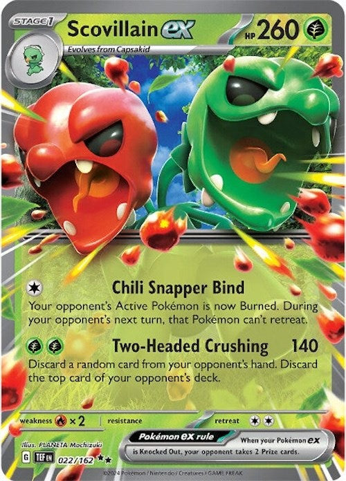 Scovillain ex (022/162) [Scarlet & Violet: Temporal Forces] | Card Citadel