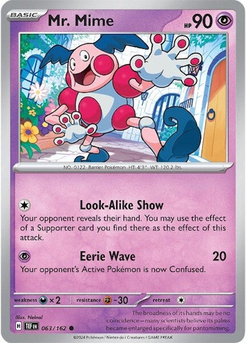 Mr. Mime (063/162) [Scarlet & Violet: Temporal Forces] | Card Citadel