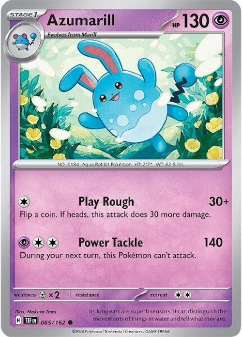 Azumarill (065/162) [Scarlet & Violet: Temporal Forces] | Card Citadel