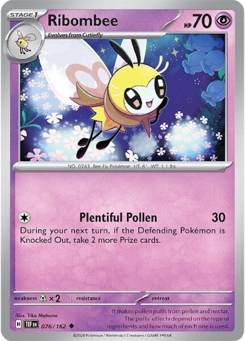 Ribombee (076/162) [Scarlet & Violet: Temporal Forces] | Card Citadel