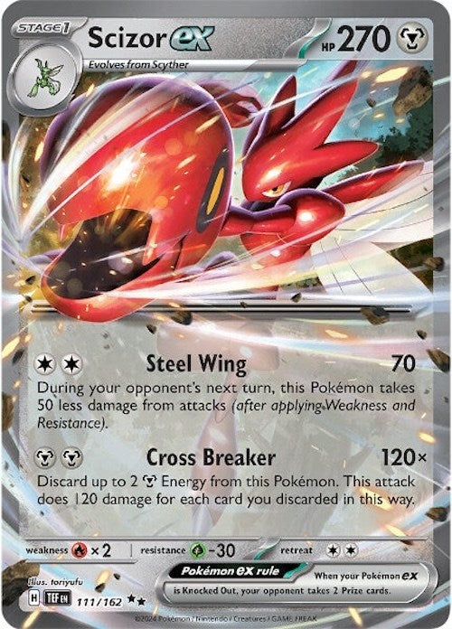 Scizor ex (111/162) [Scarlet & Violet: Temporal Forces] | Card Citadel