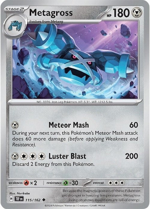 Metagross (115/162) [Scarlet & Violet: Temporal Forces] | Card Citadel