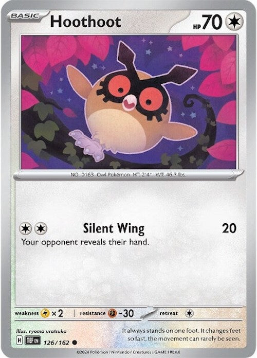 Hoothoot (126/162) [Scarlet & Violet: Temporal Forces] | Card Citadel