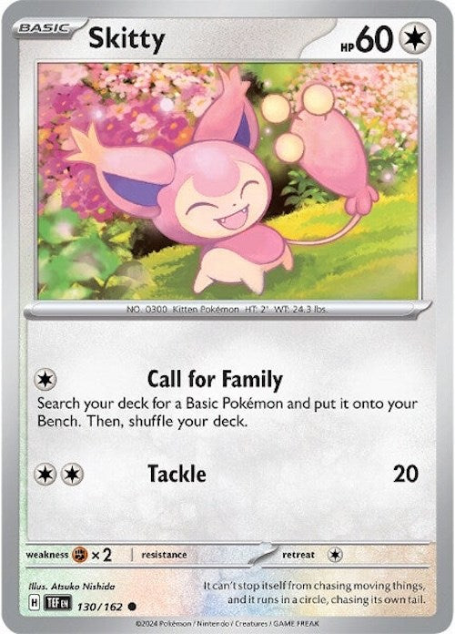 Skitty (130/162) [Scarlet & Violet: Temporal Forces] | Card Citadel