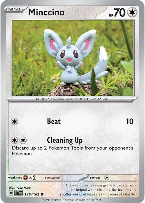 Minccino (136/162) [Scarlet & Violet: Temporal Forces] | Card Citadel