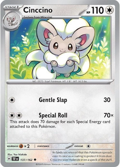 Cinccino (137/162) [Scarlet & Violet: Temporal Forces] | Card Citadel