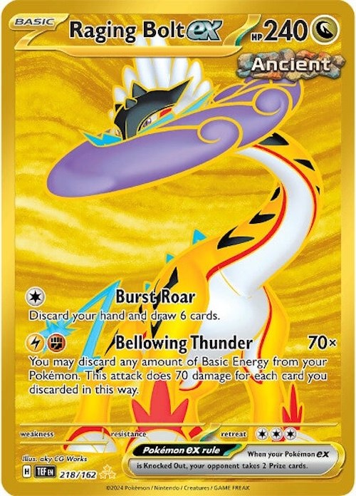 Raging Bolt ex (218/162) [Scarlet & Violet: Temporal Forces] | Card Citadel