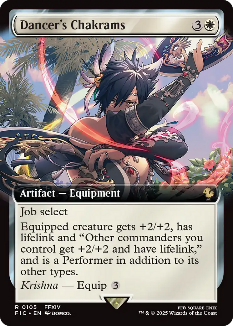 Dancer's Chakrams (Extended Art) [FINAL FANTASY Commander] | Card Citadel